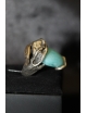 Anello in argento con turchese