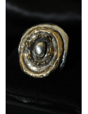 Anello fantasy in argento e bronzo grande